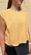 Load image into Gallery viewer, Inventory Sale: Women's Mustard Muscle Tank
