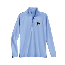 Load image into Gallery viewer, CHAR: Blue Performance 1/4 Zip Pullover
