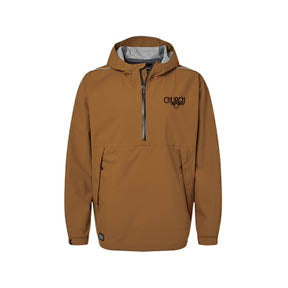 Church: Brown Dri Duck Anorak 1/4 Zip Pullover