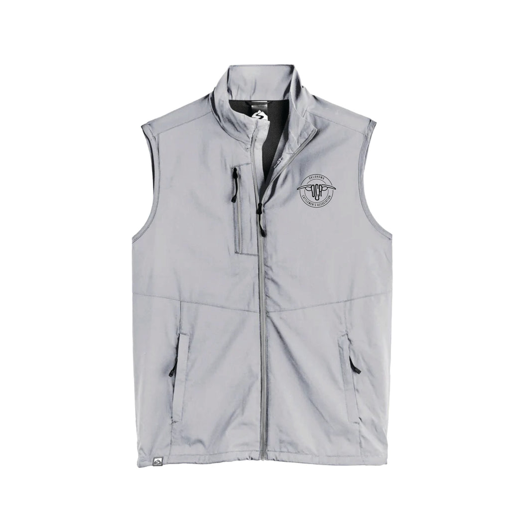 OCA: Men's Water Resistance Wind Vest: Platinum Grey