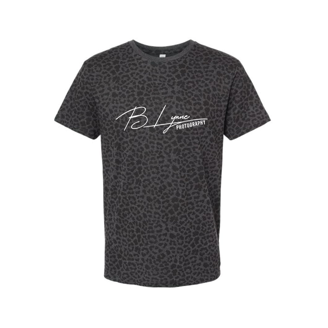 BLynne: Fine Jersey T-Shirt - Black Leopard