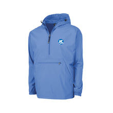 Load image into Gallery viewer, AICA: 1/4 Zip Hooded Pullover - Columbia Blue

