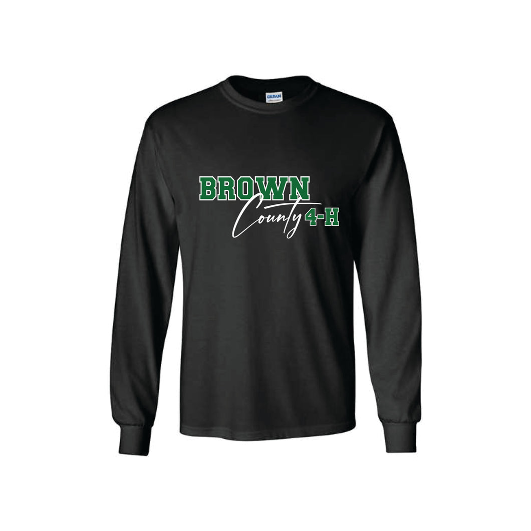 Brown County 2023: Black Long Sleeve T-Shirt