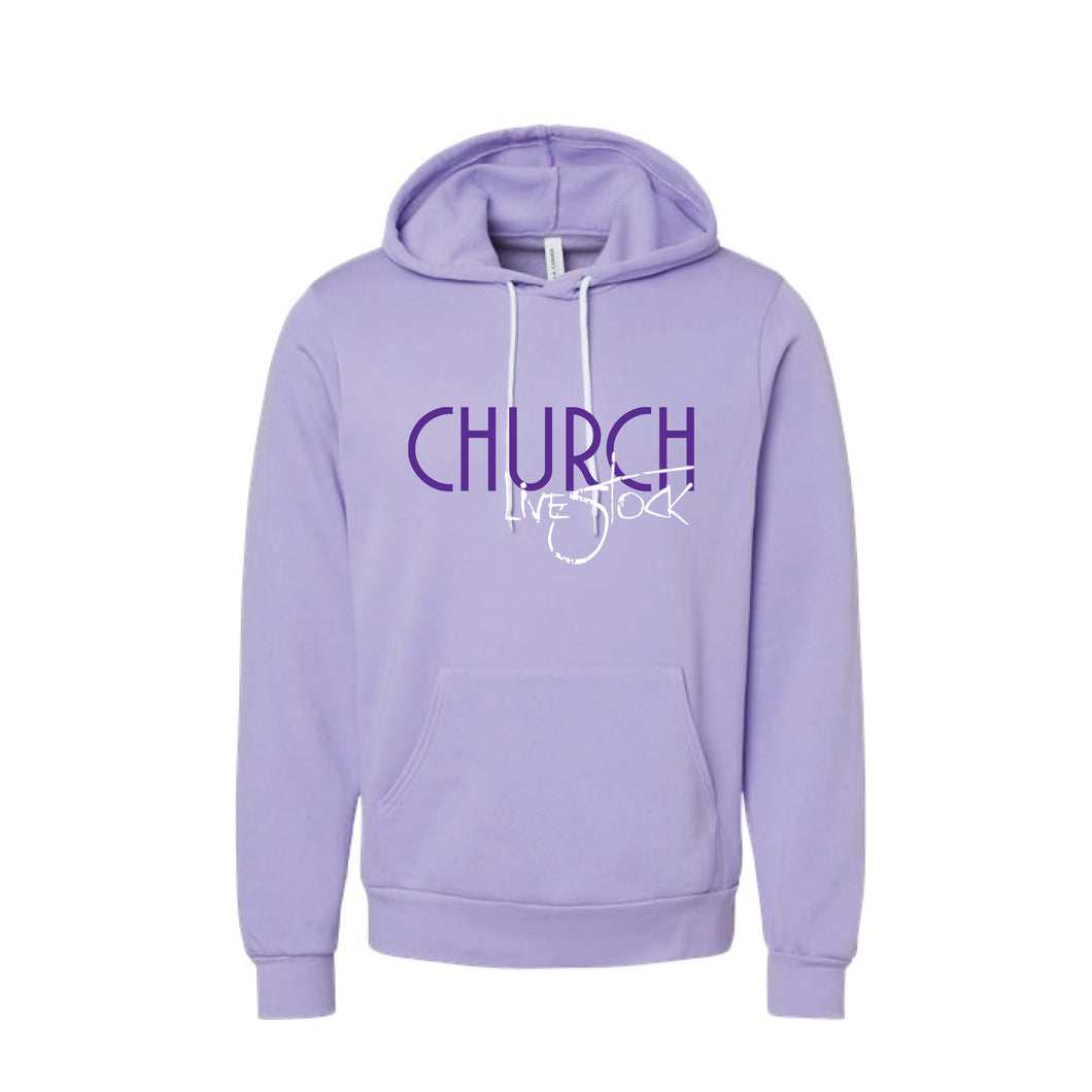 Church: Dark Lavender Hoodie