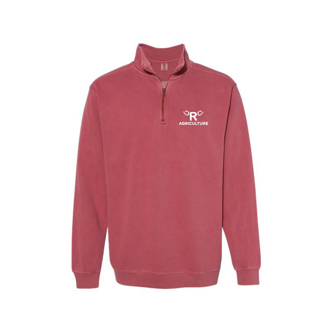 RCC: Quarter Zip Pullover-Crimson