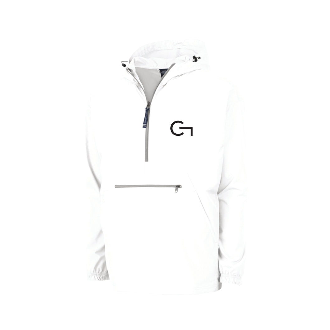 Church: White 1/4 Zip Pullover