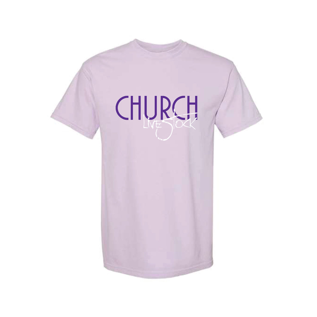 Church: Orchid Comfort Colors T-Shirt