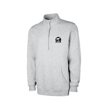 Load image into Gallery viewer, CHAR: Heather Grey Half Zip Sweatshirt
