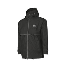 Load image into Gallery viewer, AJCA: Black Full Zip Raincoat
