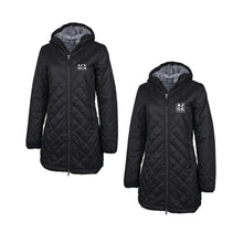 Load image into Gallery viewer, AJCA: Womens Quilted Hooded Jacket
