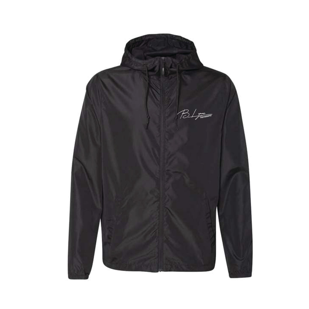 BLynne: Full Zip Rain Jacket - Black