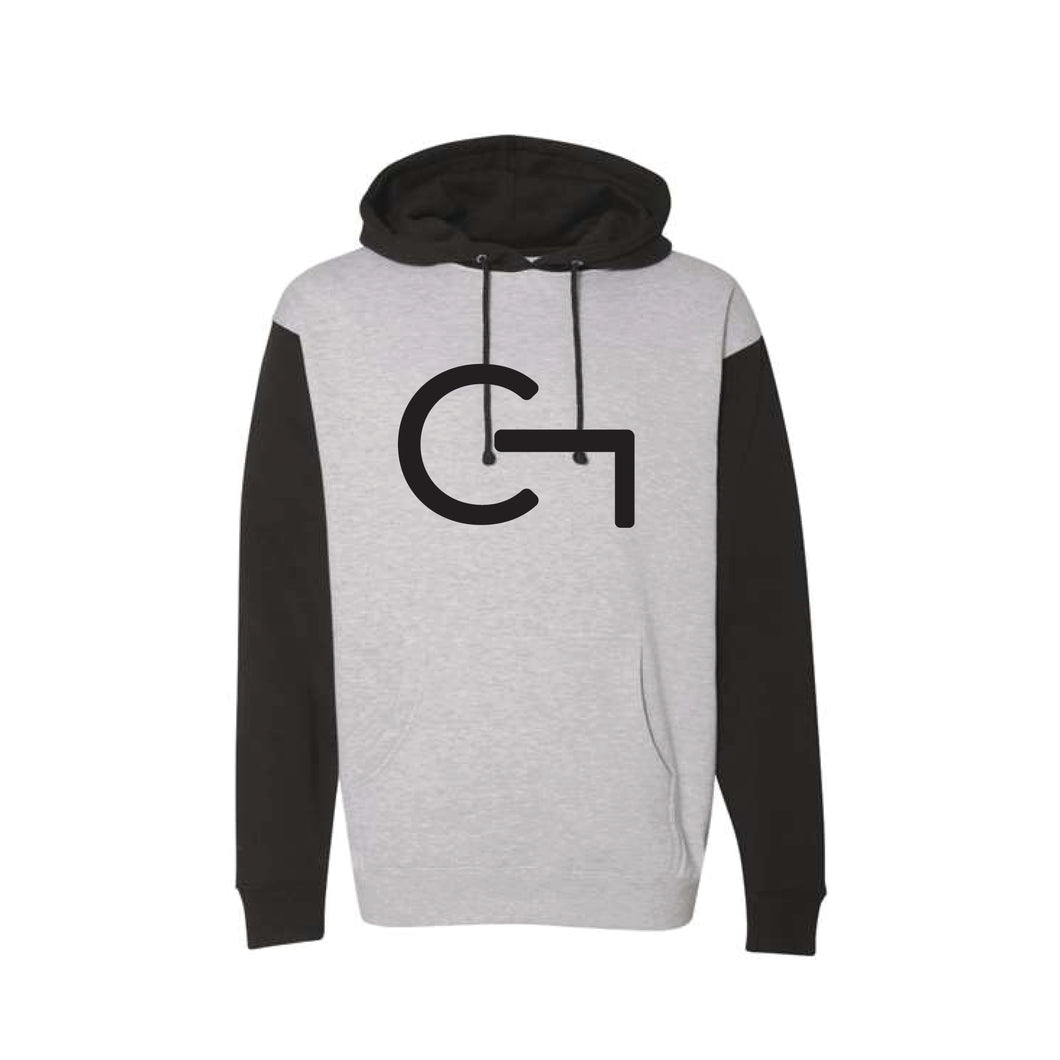 Church: Grey Heather/Black Heavyweight Hoodie