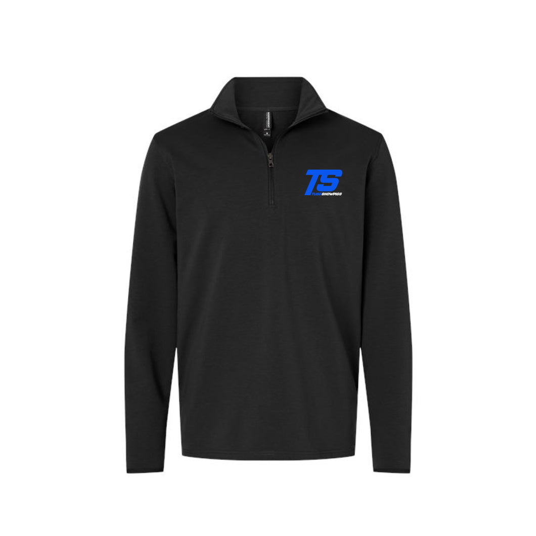 TUGG: Black Quarter Zip Pullover