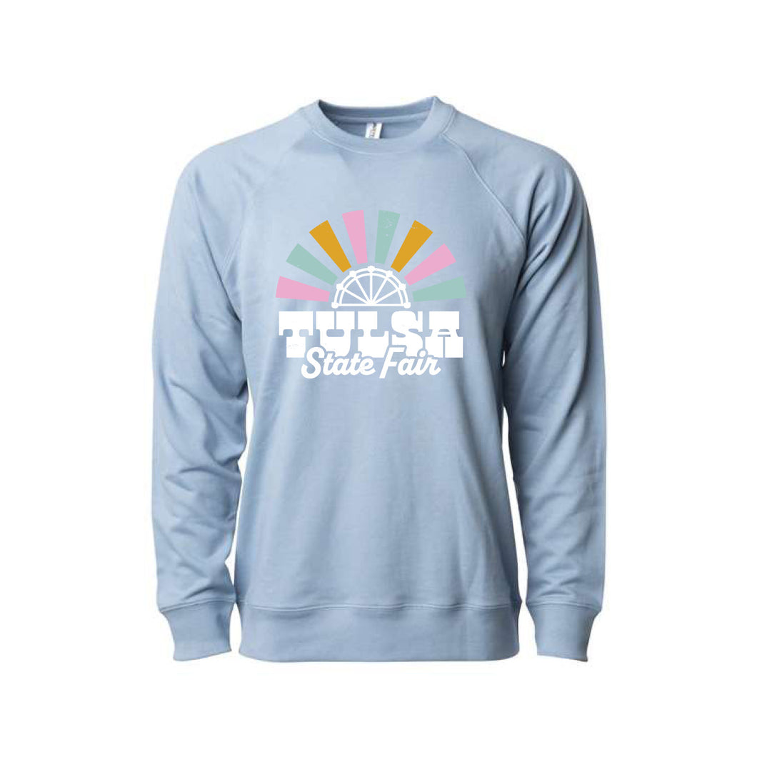 TSF: Misty Blue Lightweight Crewneck Sweatshirt