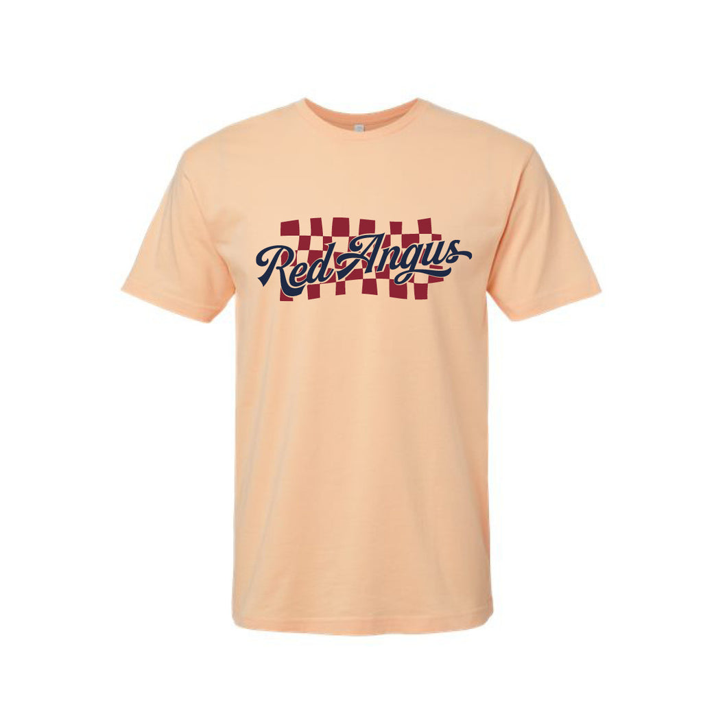 Red Angus: Peach T-shirt