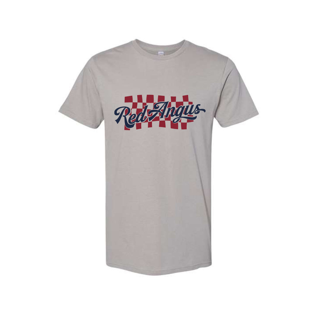 Red Angus: Grey Tshirt