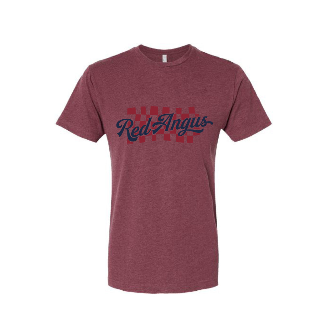 Red Angus: Burgundy T-Shirt