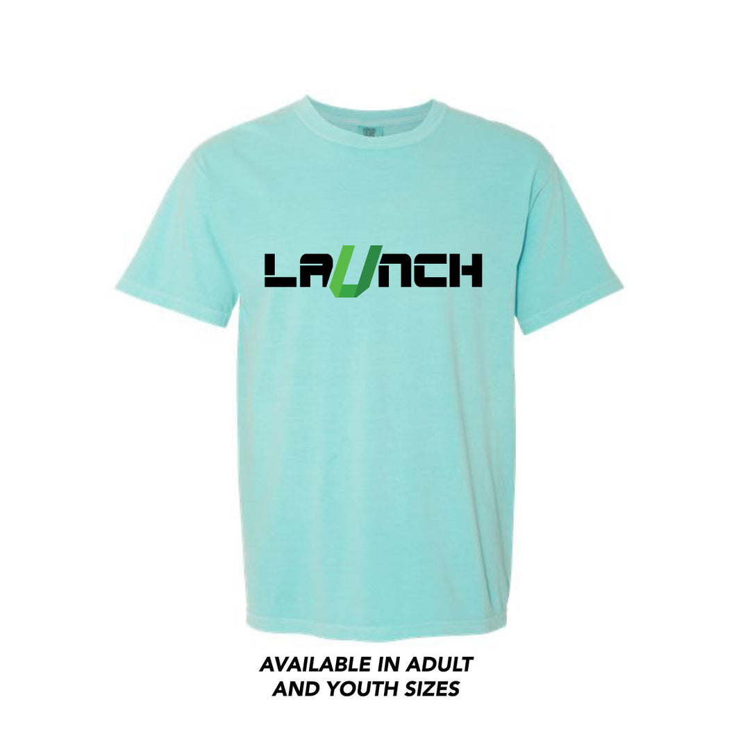 Umbarger: Comfort Colors Mint T-Shirt: Launch Logo