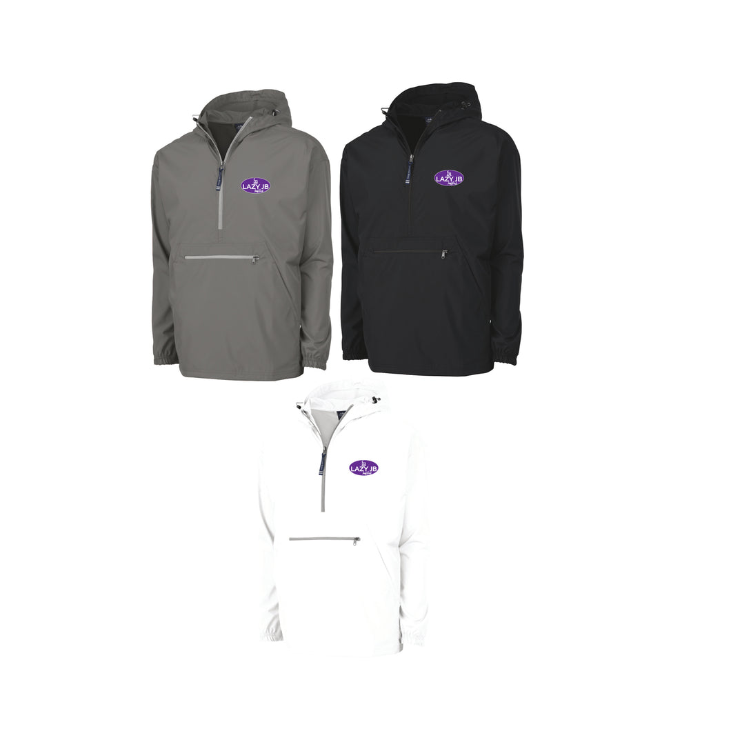 LazyJB: 1/4 Zip Hooded Pullover