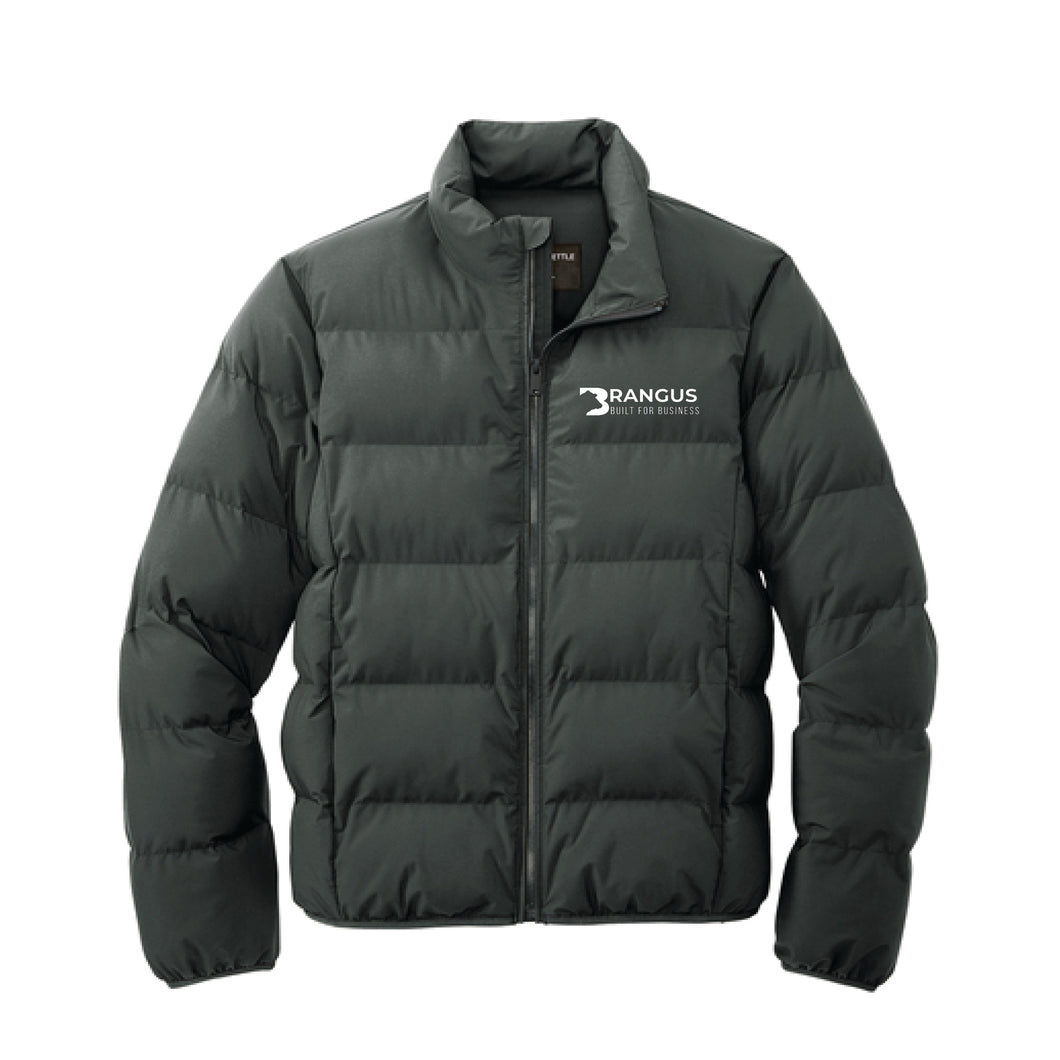 Brangus: Men's Dark Grey Puffer Jacket