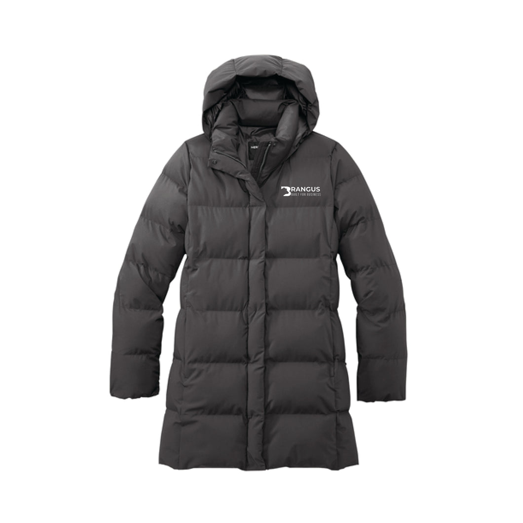 Brangus: Women's Dark Grey Puffer Jacket