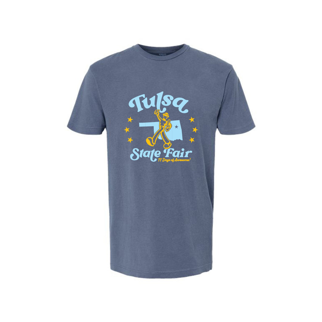TSF: Denim Blue Garment Dyed T-Shirt