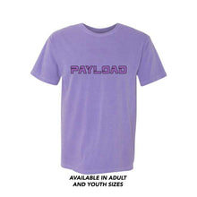 Load image into Gallery viewer, Umbarger: Comfort Colors Violet T-Shirt: Payload Logo
