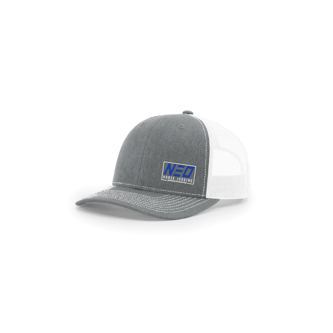 NEO Horse: Meshback Cap-Grey/White