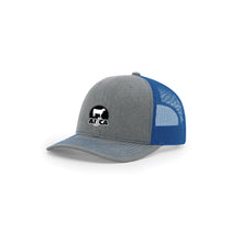 Load image into Gallery viewer, CHAR: Grey/Blue Mesh Back Cap
