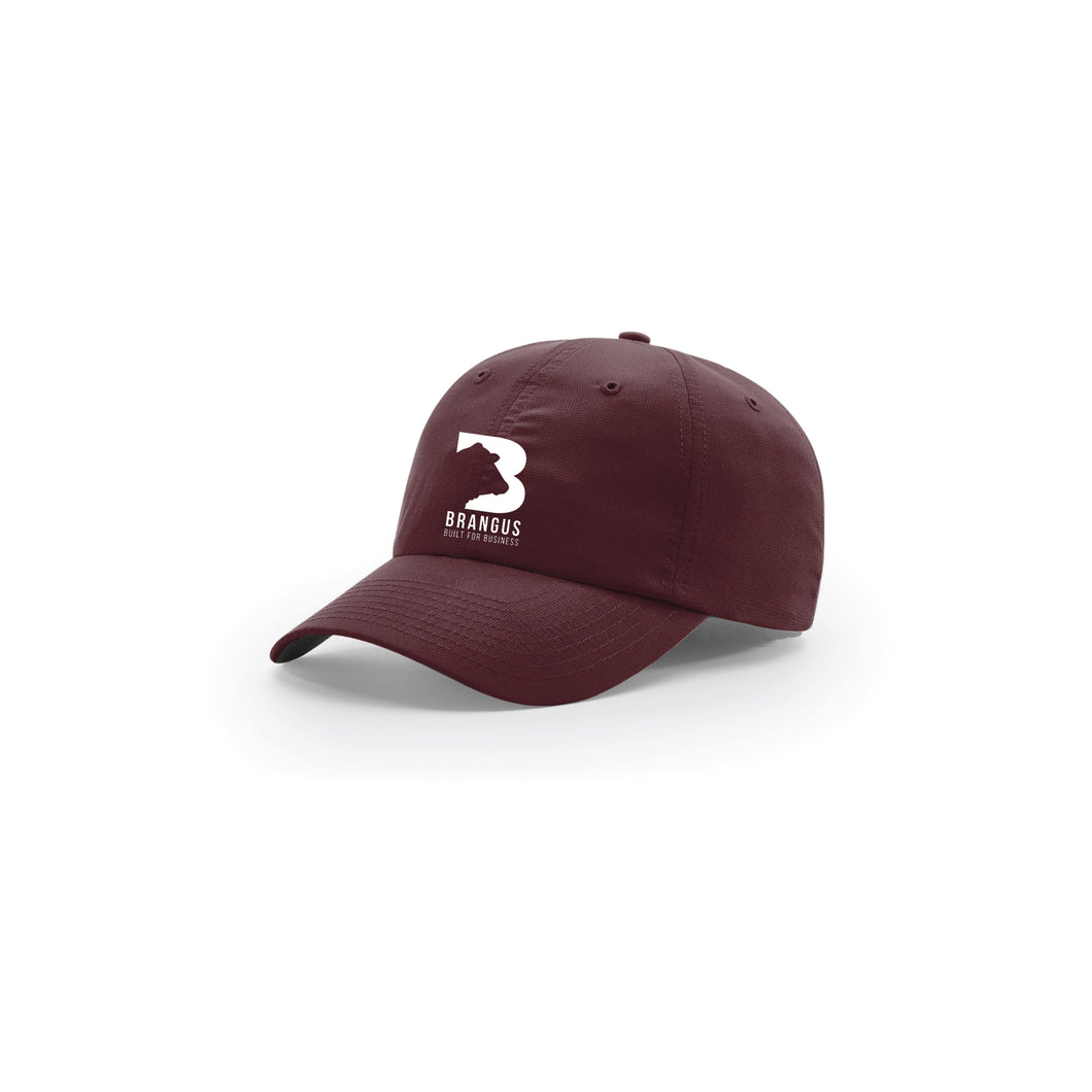 Brangus: Maroon Unstructured Cap