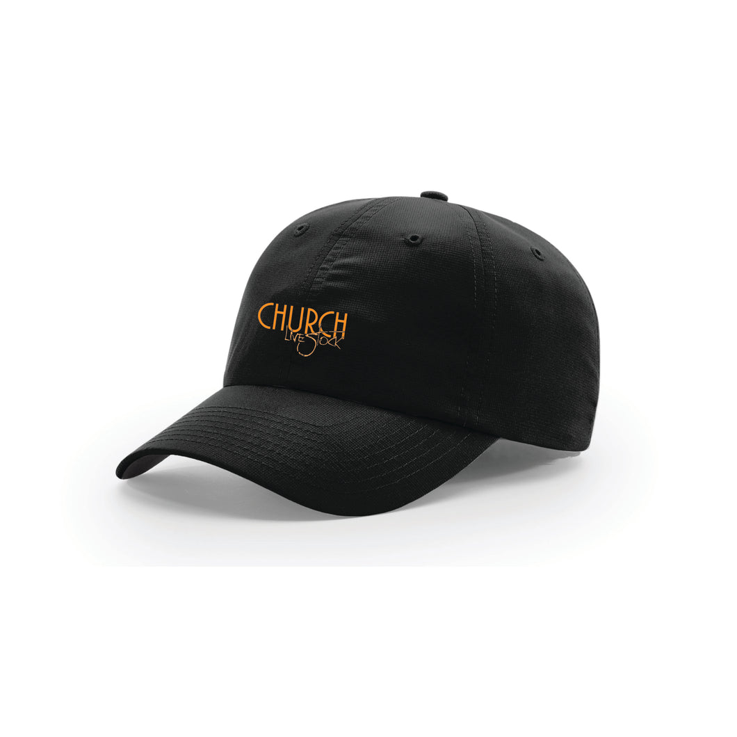 Church: Black Unstructured Cap