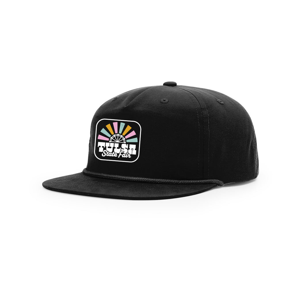 TSF: Black Rope Cap with Patch