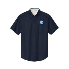 Load image into Gallery viewer, CHAR: Navy Button Down Shirt
