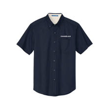 Load image into Gallery viewer, CHAR: Navy Button Down Shirt

