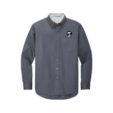 Load image into Gallery viewer, CHAR: Grey Long Sleeve Button Down Shirt
