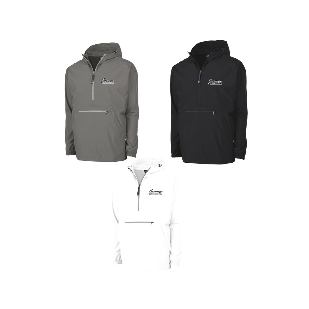 Grauer: 1/4 Zip Hooded Pullover