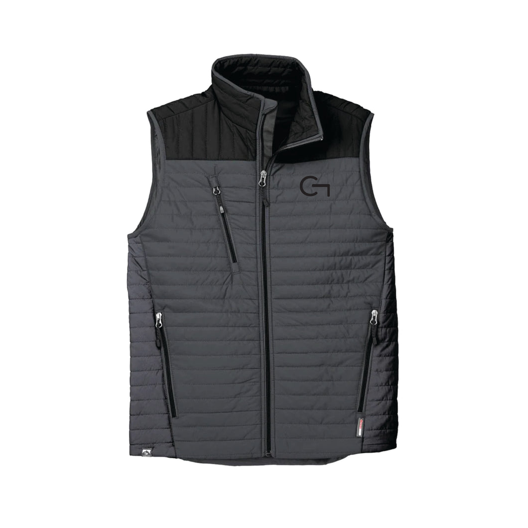 Church: Jet Grey/Black Men's Insulated Quilted Vest