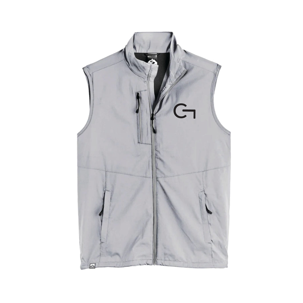 Church: Platinum Grey Water-Resistant Wind Vest