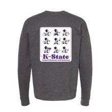 Load image into Gallery viewer, KSU: Dark Grey Crewneck
