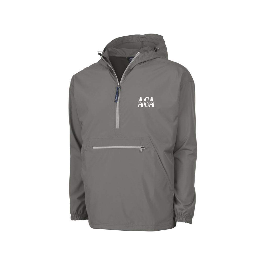 AJCA: Grey 1/4 Zip Pullover