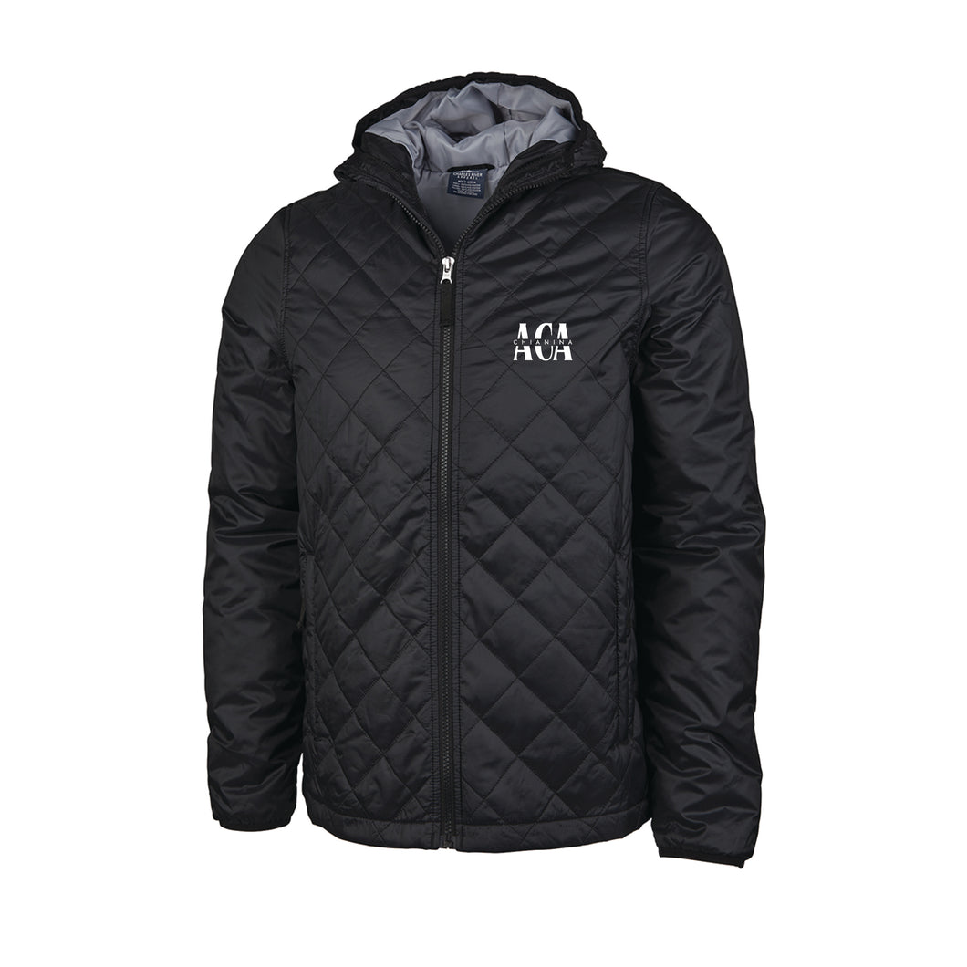 AJCA: Quilted Hooded Jacket