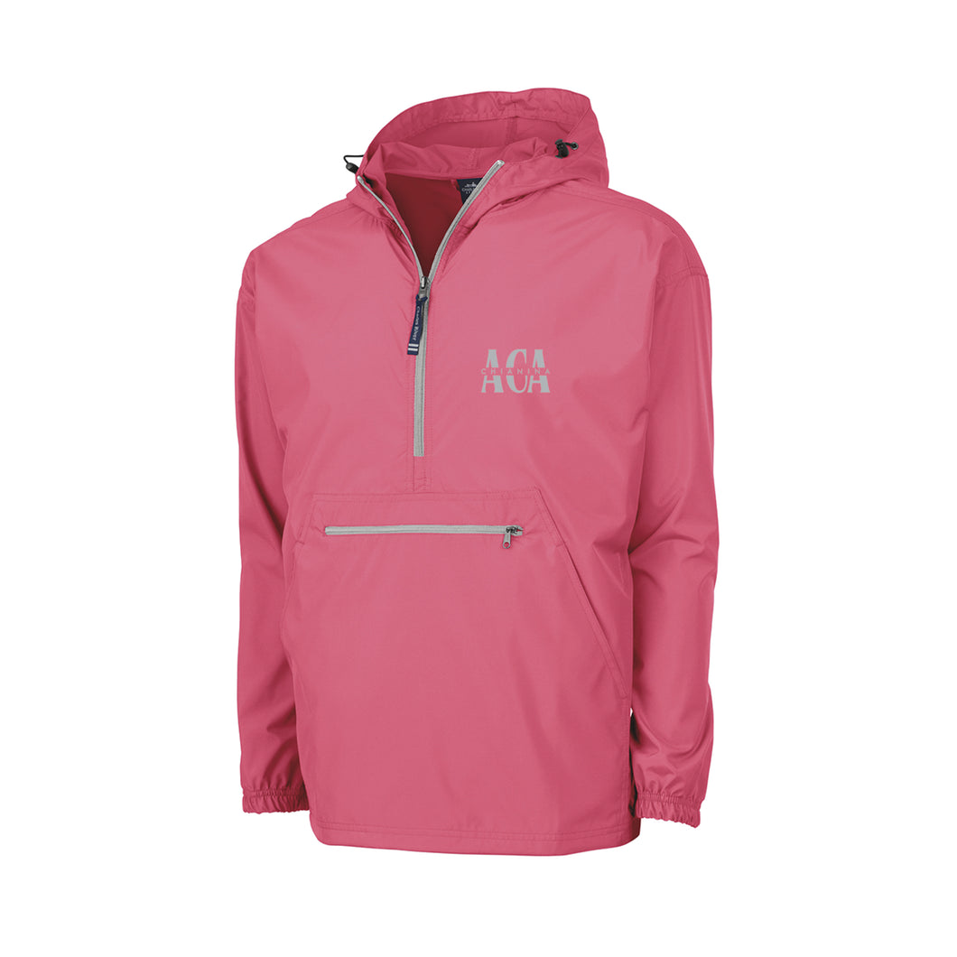 AJCA: Coral 1/4 Zip Pullover