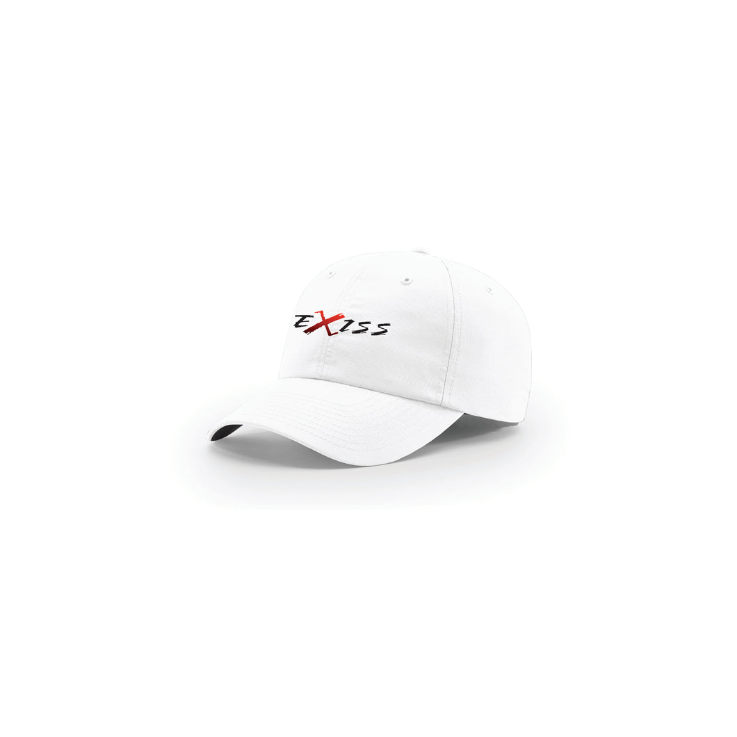 Exiss: White Unstructured Cap