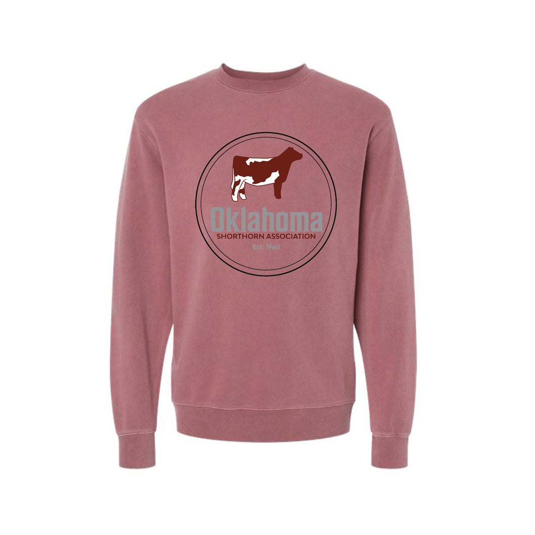OKSA: Pigment Dyed Crewneck