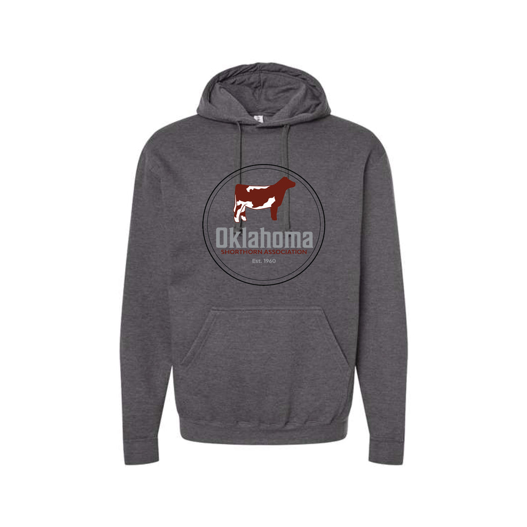 OKSA: Heather Charcoal Hoodie