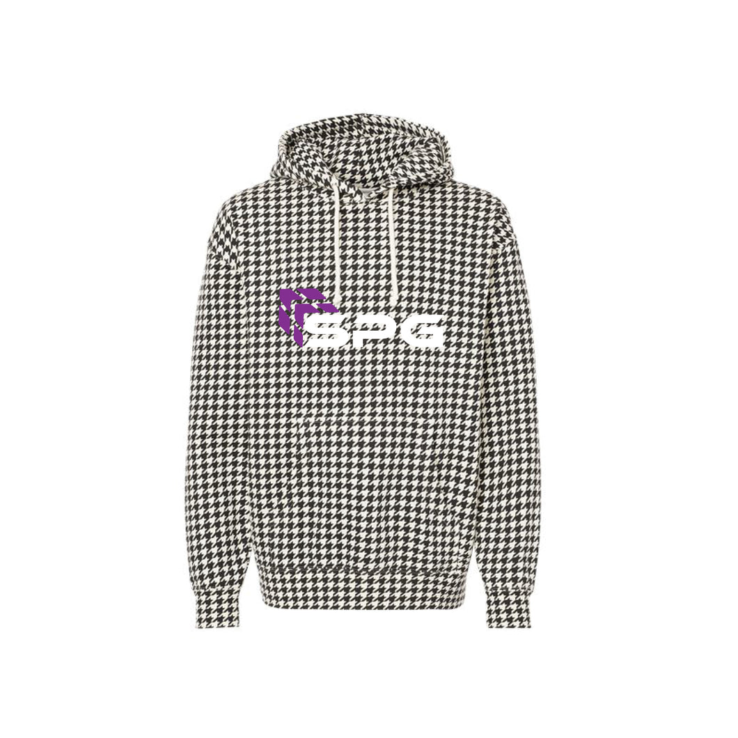 SPG: Houndstooth Hooded Sweatshirt