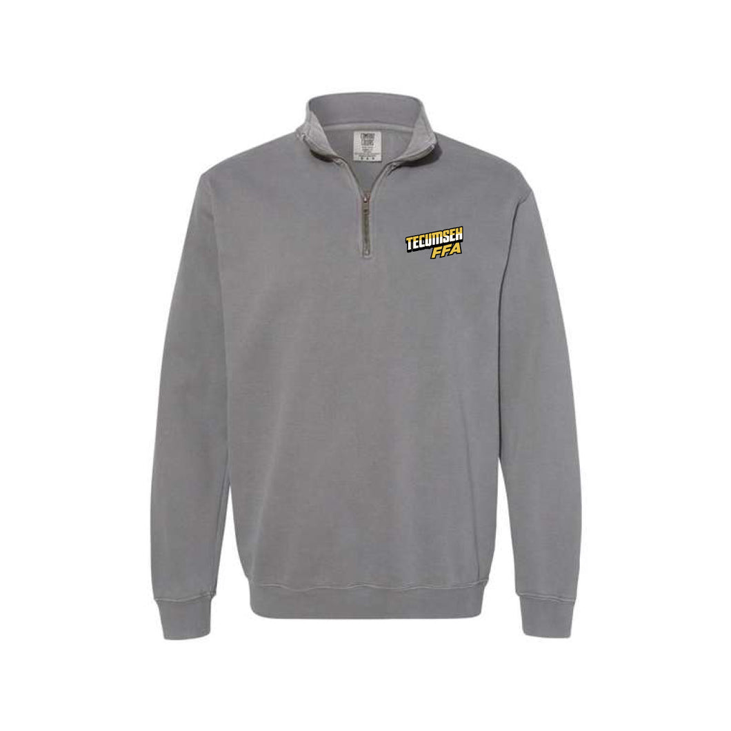 Tecumseh: Grey Quarter Zip Sweatshirt