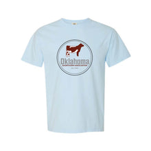Load image into Gallery viewer, OKSA: Chambray Comfort Colors Short Sleeve T-shirt
