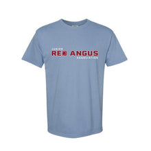 Load image into Gallery viewer, Red Angus: Denim Blue Comfort Colors T-Shirt
