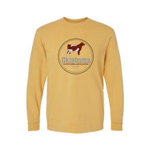 Load image into Gallery viewer, OKSA: Mustard Comfort Colors Long Sleeve T-Shirt
